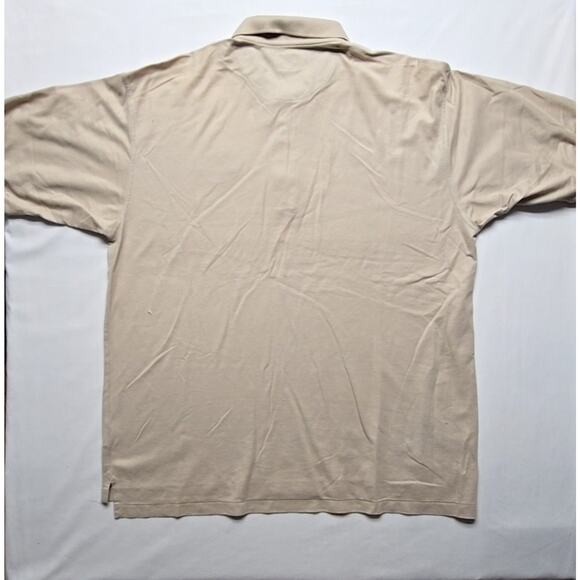 Vintage U.S. Open 1997 Goldwin Men's XXL Polo Shirt Beige Golf Apparel Cotton - Picture 6 of 8